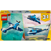 Lego Creator 3'ü 1 Arada Uçak: Yarış Uçağı Araç Oyun Seti 31160
